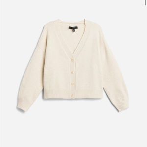 Vero Moda Finny Button Cardigan - off white